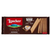 Loacker Wafer Thins Espresso Con Crema Al Caffè, Miscela 100% Arabica Wafers 150g