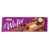 Wafer Ricoperti Di Cioccolato Al Latte Con Crema Alla Nocciola 200 G