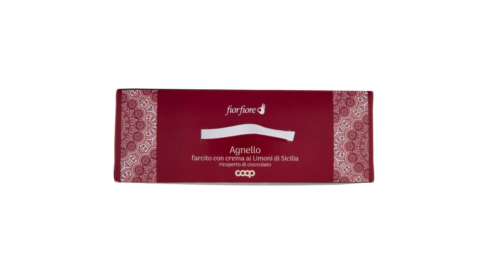 Agnello Farcito Con Crema Ai Limoni Di Sicilia Ricoperto Di Cioccolato 750 G