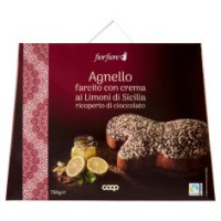 Agnello Farcito Con Crema Ai Limoni Di Sicilia Ricoperto Di Cioccolato 750 G