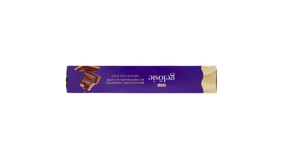 Biscotti Con Tavoletta Di Cioccolato Al Latte Ripiena Di Crema Al Latte 140 G