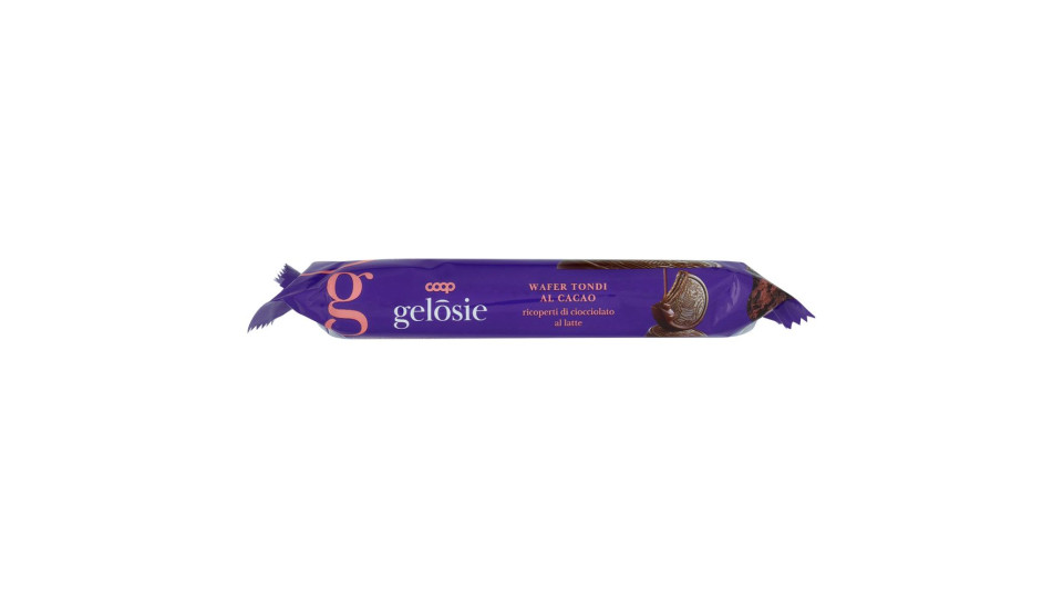 Wafer Tondi Al Cacao Ricoperti Di Cioccolato Al Latte 96 G