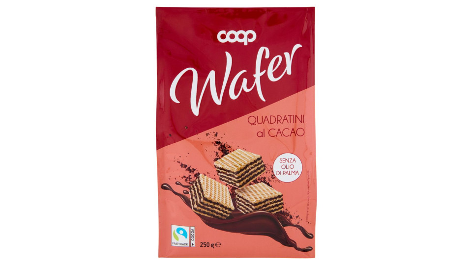 Wafer Quadratini Al Cacao 250 G