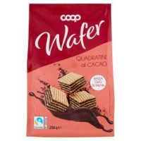 Wafer Quadratini Al Cacao 250 G