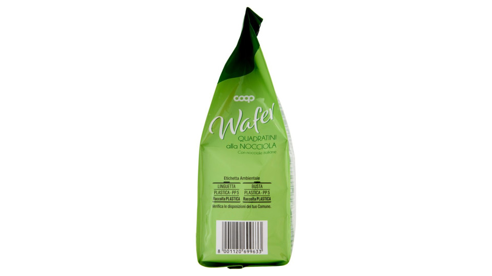 Wafer Quadratini Alla Nocciola 250 G