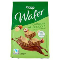 Wafer Quadratini Alla Nocciola 250 G