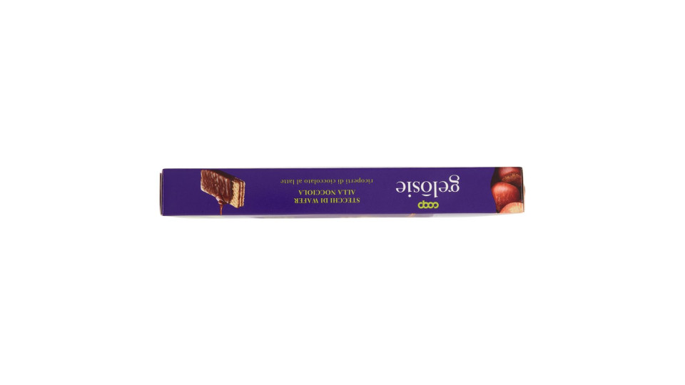 Stecchi Di Wafer Alla Nocciola Ricoperti Di Cioccolato Al Latte 110 G