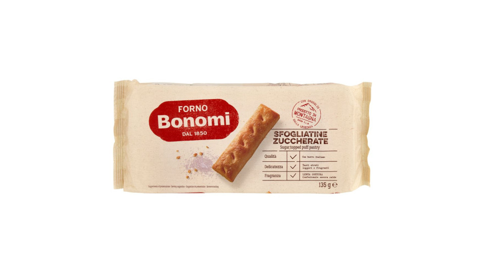 Forno Bonomi Sfogliatine Zuccherate 135 G