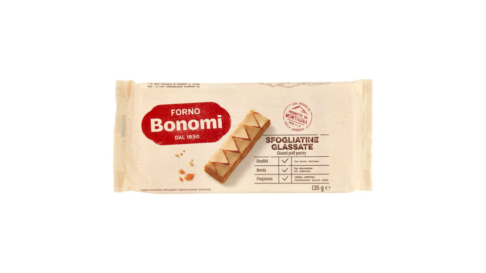 Forno Bonomi Sfogliatine Glassate 135 G