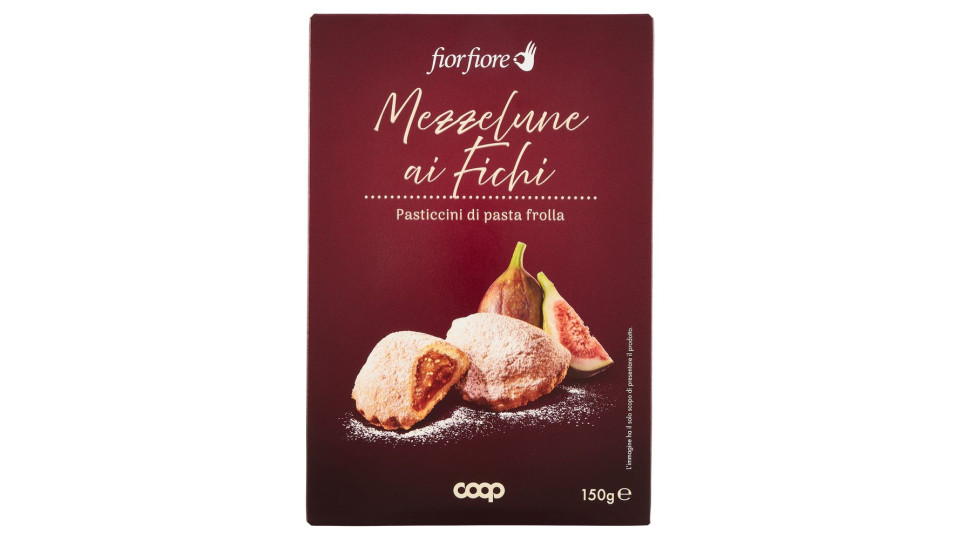 Mezzelune Ai Fichi Pasticcini Di Pasta Frolla 150 G