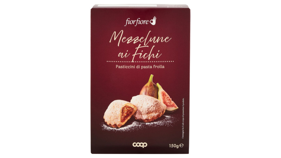 Mezzelune Ai Fichi Pasticcini Di Pasta Frolla 150 G