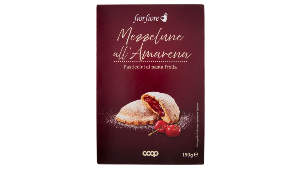 Mezzelune All'amarena Pasticcini Di Pasta Frolla 150 G
