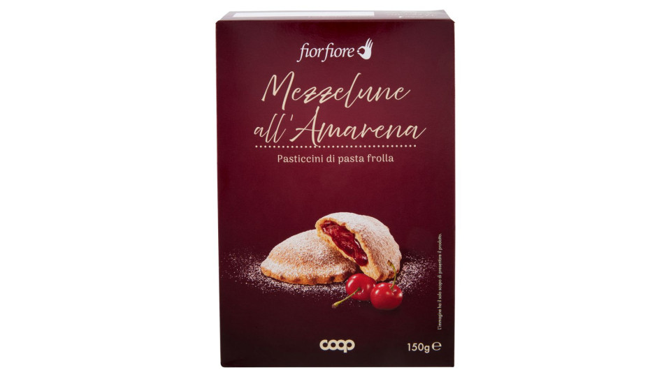 Mezzelune All'amarena Pasticcini Di Pasta Frolla 150 G