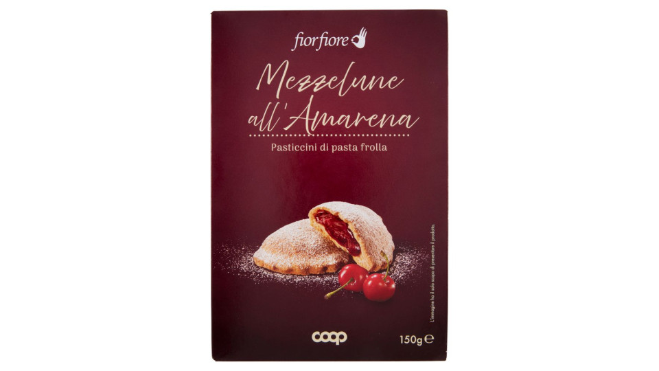 Mezzelune All'amarena Pasticcini Di Pasta Frolla 150 G