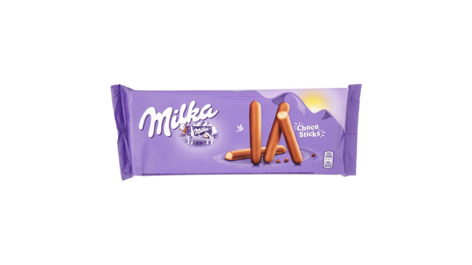 Milka Choco Sticks, Biscotti Sticks Ricoperti Di Cioccolato Al Latte Milka -  112g