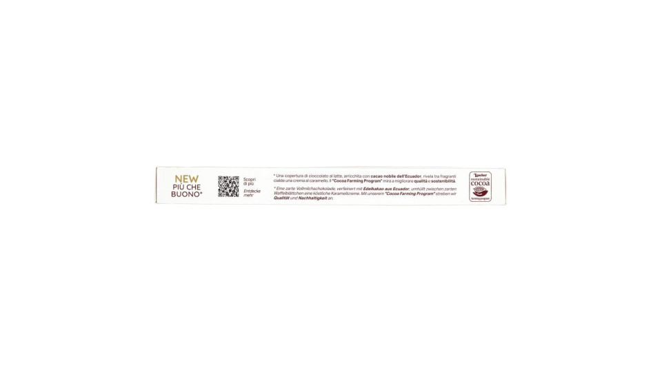 Loacker Tortina Caramel Con Wafer, Cioccolato Al Latte Alpino E Crema Al Caramello 21gx6