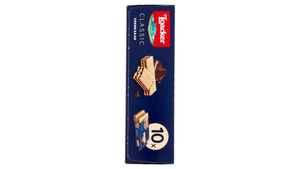 Loacker Wafer Classic Cremkakao Wafers Con Crema Al Cioccolato E Cacao 10 X 45 G