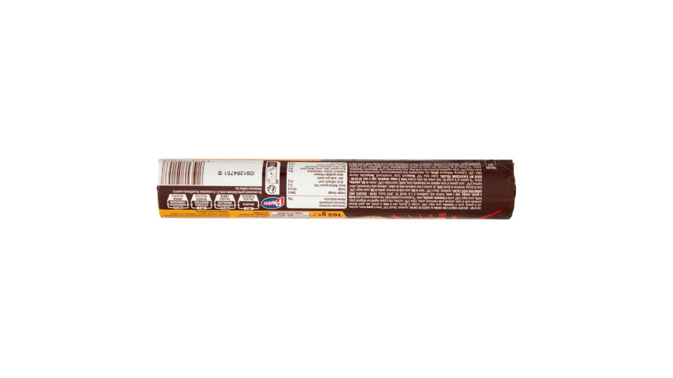 Ringo Cacao Biscotti Farciti Con Crema Cacao Snack Merenda Tubo, 165g