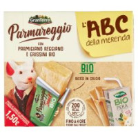 Parmareggio L'abc Della Merenda Con Parmigiano Reggiano E Grissini Bio