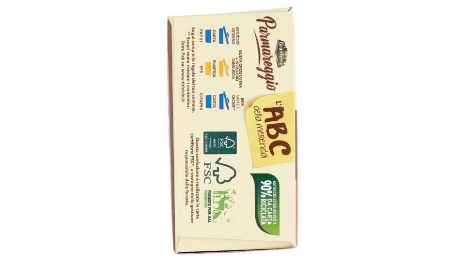 Parmareggio L'abc Della Merenda Con Crostatina Al Cacao