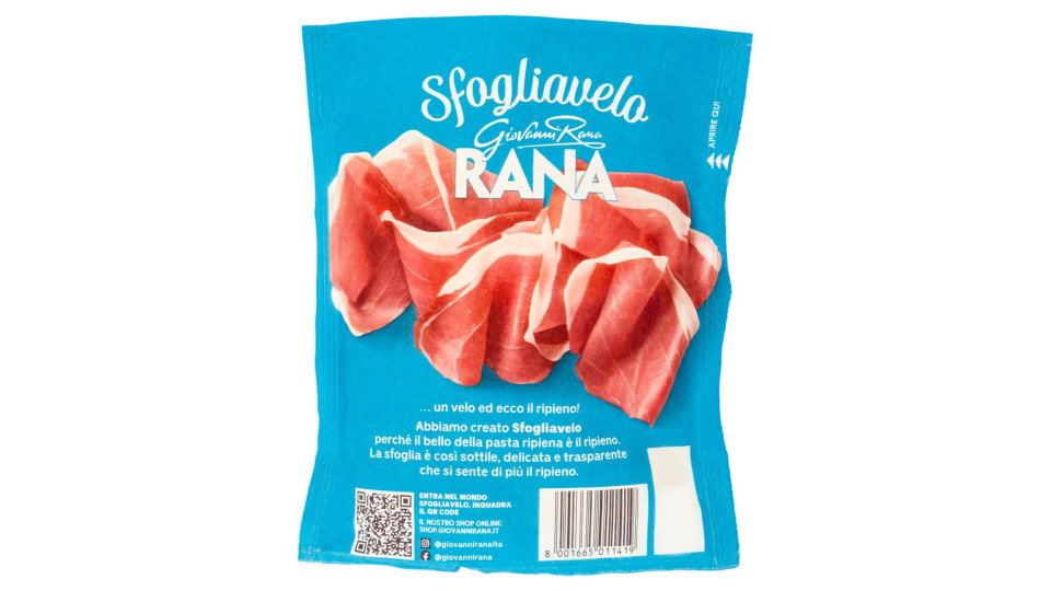 Giovanni Rana Sfogliavelo Prosciutto Crudo 250 G