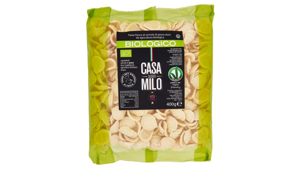 Casa Milo Biologico Orecchiette Bio 400 G