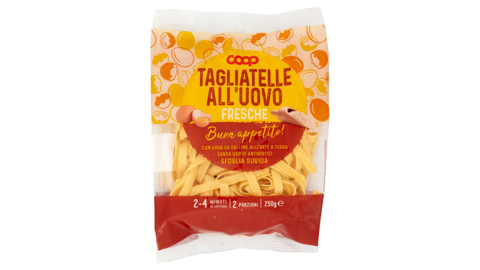 Tagliatelle All'uovo Fresche 250 G