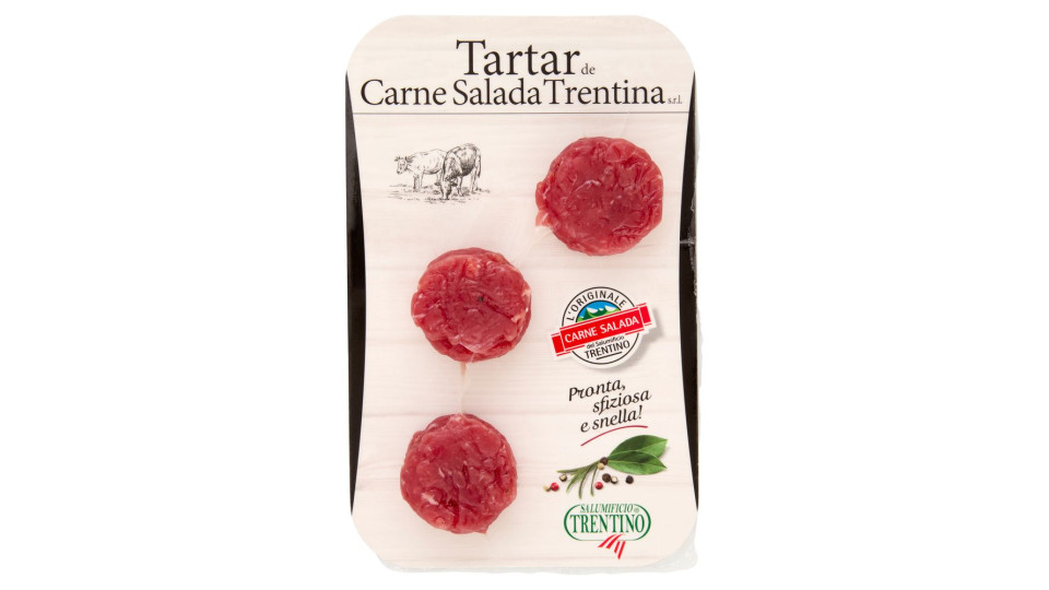 Salumificio Trentino Tartar De Carne Salada Trentina S.r.l. 3 X 40 G