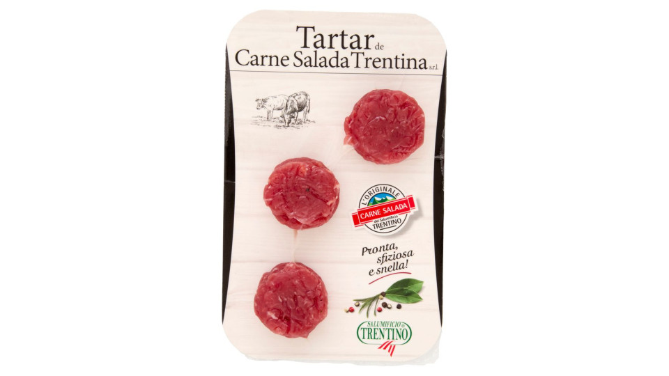 Salumificio Trentino Tartar De Carne Salada Trentina S.r.l. 3 X 40 G