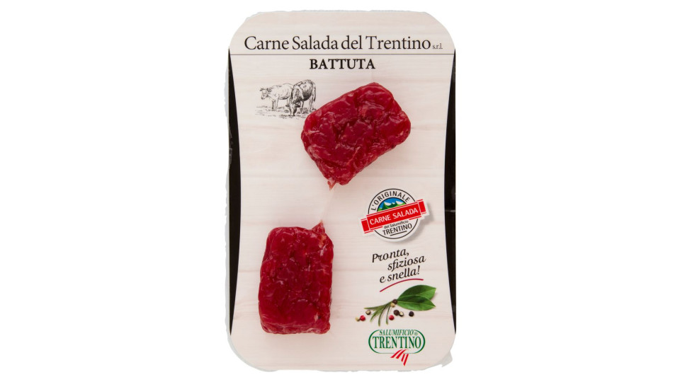 Salumificio Trentino Carne Salada Del Trentino S.r.l. Battuta 2 X 60 G
