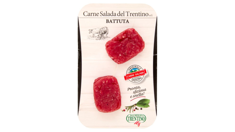 Salumificio Trentino Carne Salada Del Trentino S.r.l. Battuta 2 X 60 G