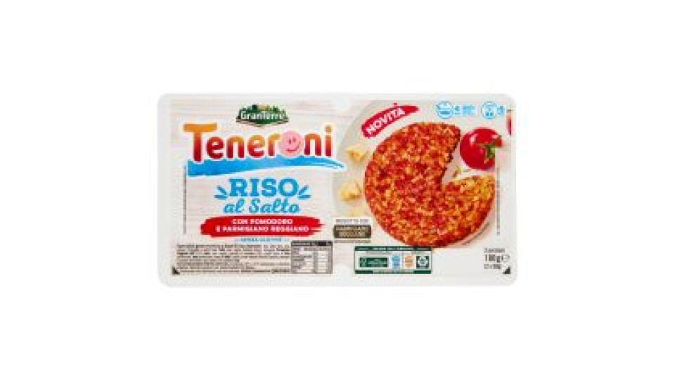 Teneroni Riso Al Salto Con Pomodoro E Parmigiano Reggiano 2 X 90 G