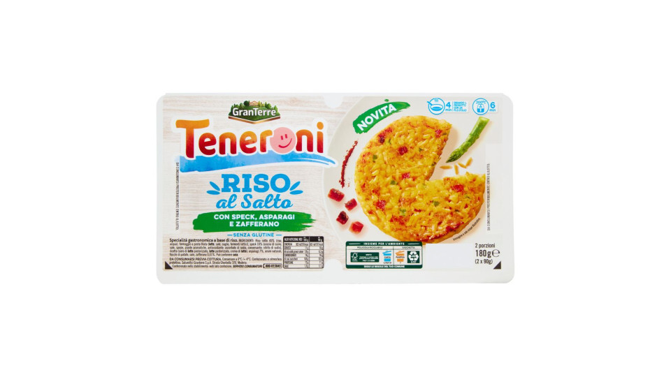 Teneroni Riso Al Salto Con Speck, Asparagi E Zafferano 2 X 90 G