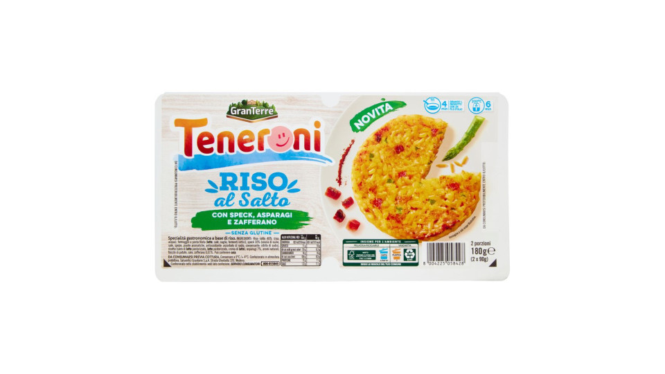 Teneroni Riso Al Salto Con Speck, Asparagi E Zafferano 2 X 90 G