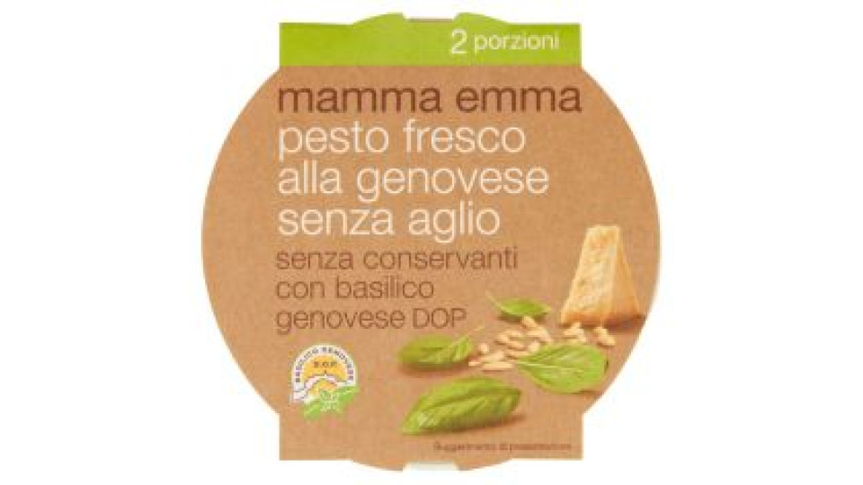 Mamma Emma Pesto Fresco Alla Genovese Senza Aglio 120 G