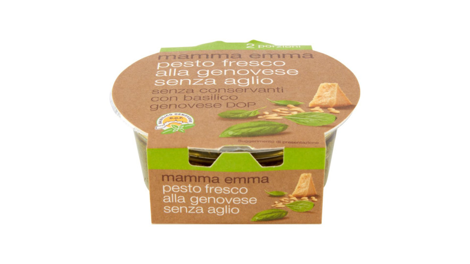 Mamma Emma Pesto Fresco Alla Genovese Senza Aglio 120 G