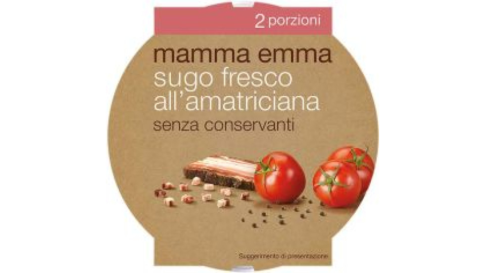 Sugo Fresco All'amatriciana Mamma Emma 140 G
