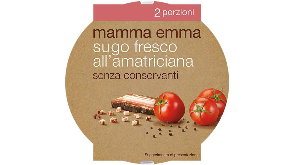 Sugo Fresco All'amatriciana Mamma Emma 140 G