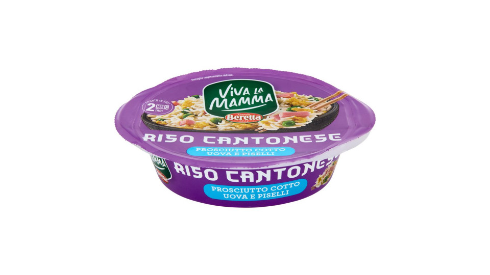Viva La Mamma Riso Cantonese Prosciutto Cotto Uova E Piselli 220 G