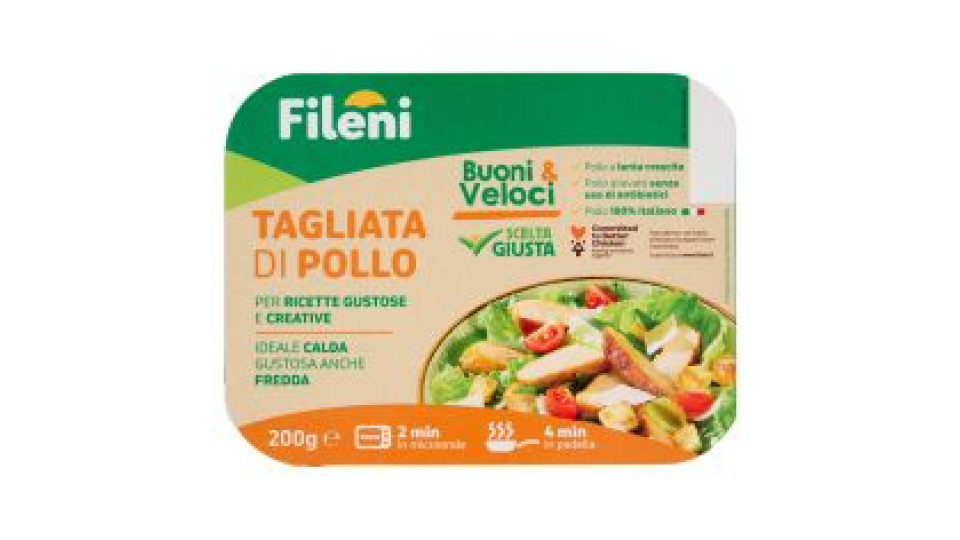 Fileni Buoni & Veloci Tagliata Di Pollo 200 G