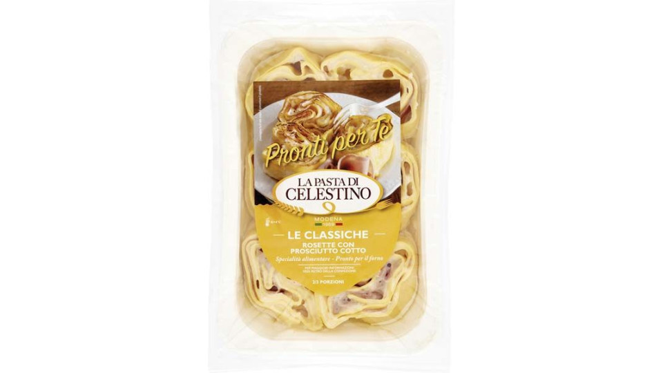 La Pasta Di Celestino Pronti Per Te Le Classiche Rosette Con Prosciutto Cotto 600 G Ca