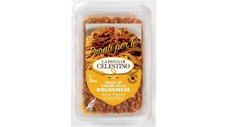 Ragù Di Carne Alla Bolognese La Pasta Di Celestino 250 G