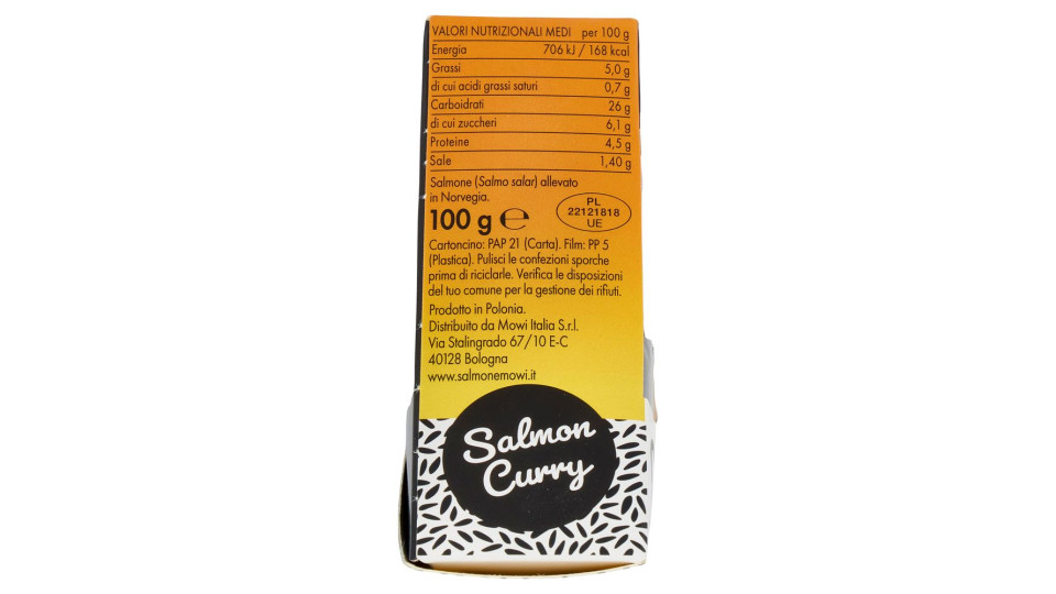 Mowi Onigiri Salmon Curry 100 G