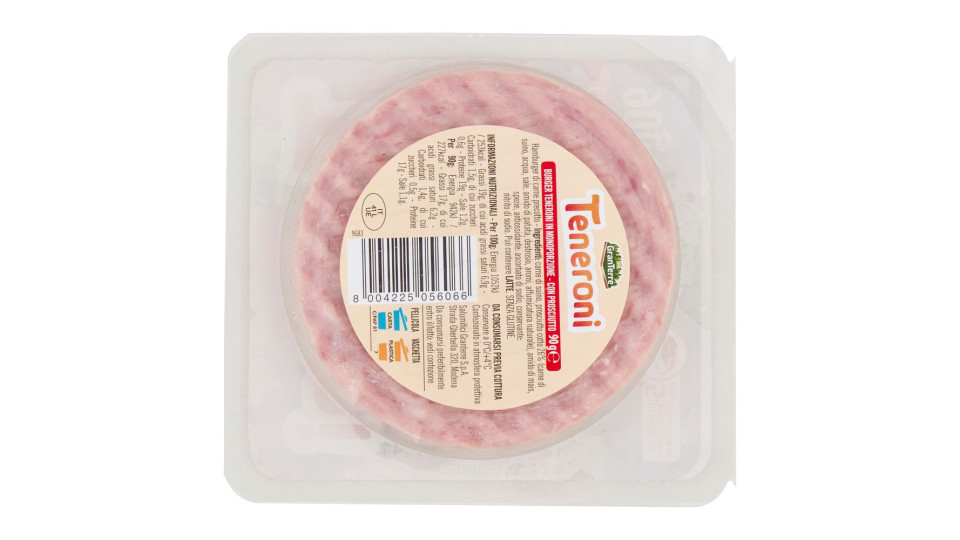 Teneroni Special Burger Maxi Gusto Con Prosciutto 90 G