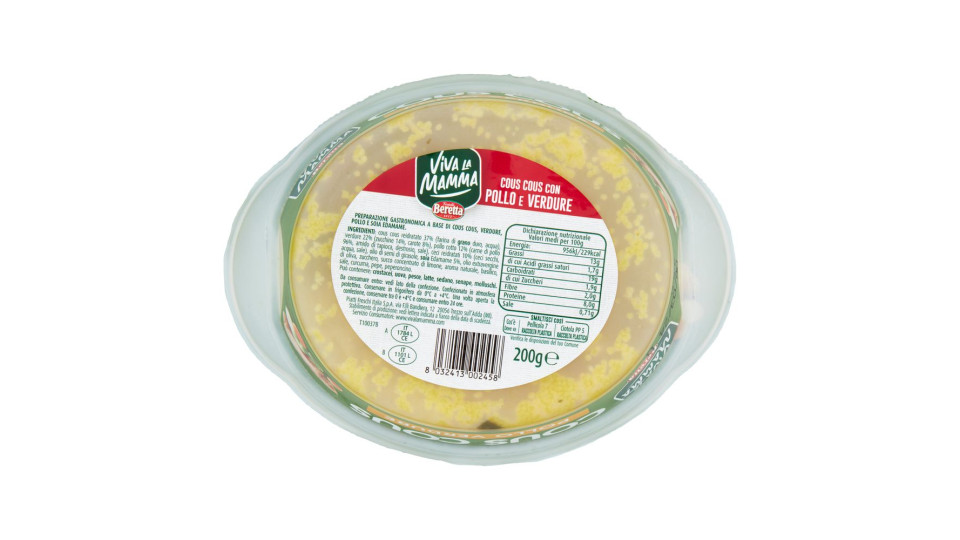 Viva La Mamma Cous Cous Pollo Verdura 200 G