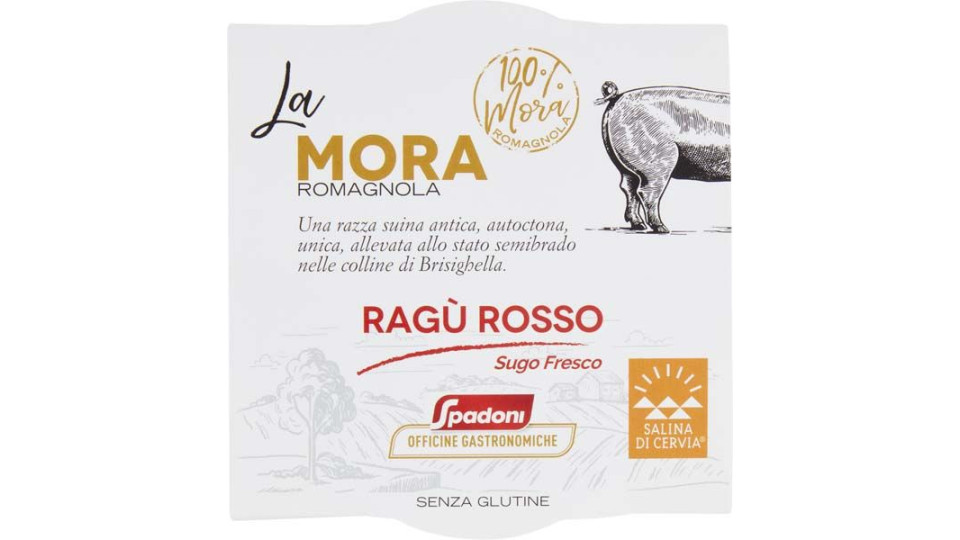 Spadoni Officine Gastronomiche La Mora Romagnola Ragù Rosso 180 G