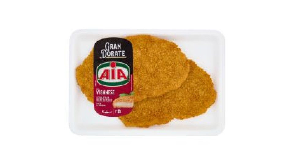 Aia Gran Dorate Alla Viennese Cotoletta Di Filetti Di Pollo 0,300 Kg