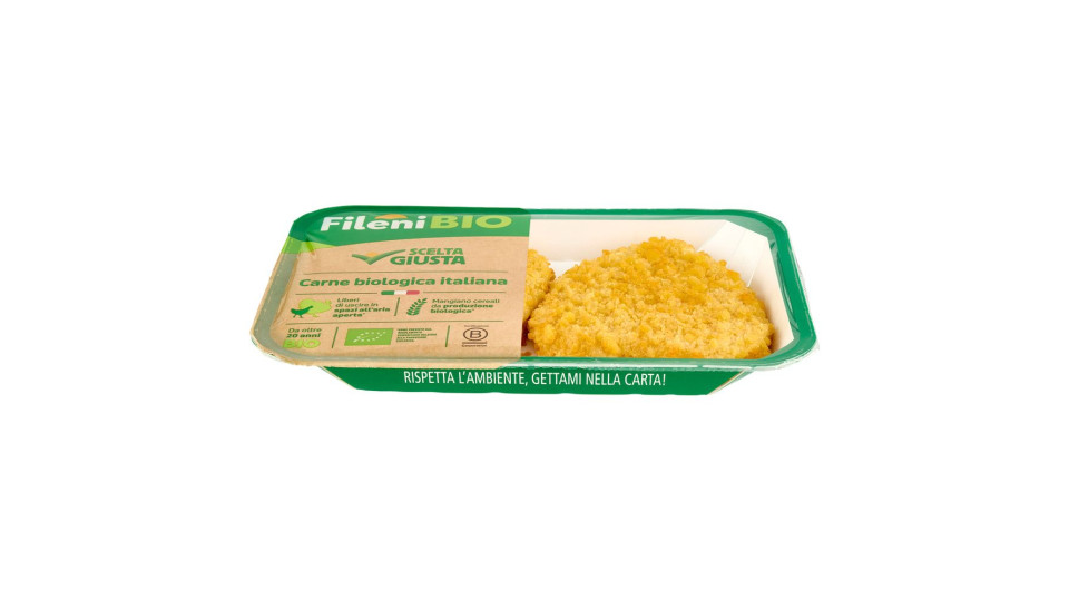 Fileni Bio Cotolette Di Petto Di Pollo Bio 0,220 Kg
