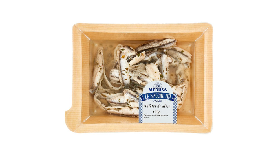 Medusa Le Specialità Di Mare Filetti Di Alici 130 G