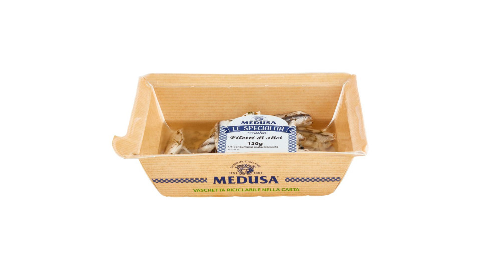Medusa Le Specialità Di Mare Filetti Di Alici 130 G